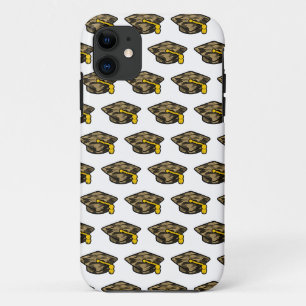 Graduation Cap Khaki Camo Case-Mate iPhone Case
