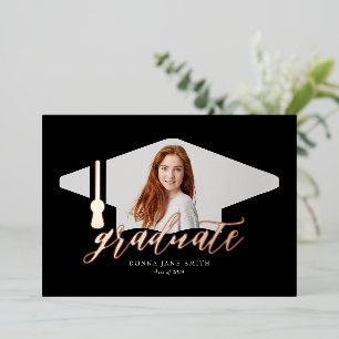 Graduation Cap Modern Minimalist 4 Photos Vertical