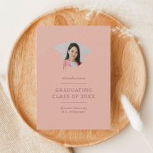 Graduation Cap Pink Maroon 1 Photo Graduation