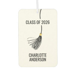 Graduation Cap Tassel Photo Car Air Freshener