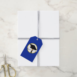 Graduation Cap w/Diploma - Blue Gift Tags