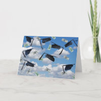 Graduation Caps and Money In Sky
