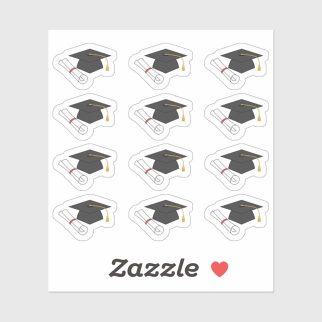Graduation Caps College Ceremony Bujo Planner  (Sheet)