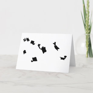 Graduation Caps Thank You card