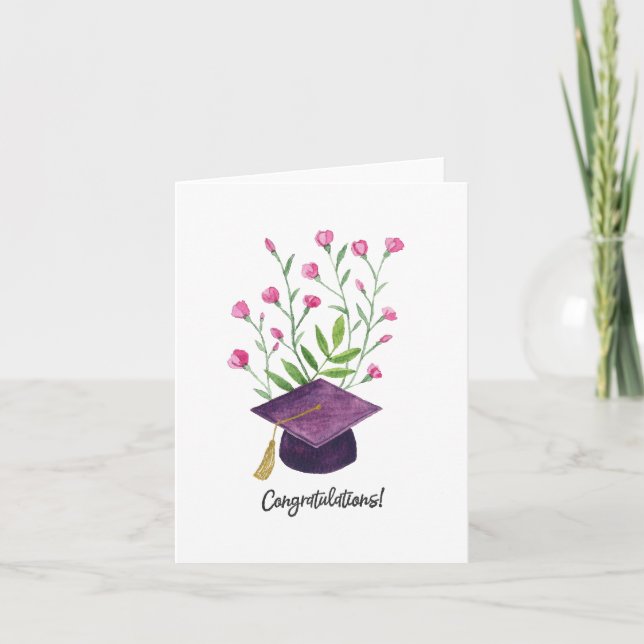 Graduation Card - "Congratulations!" Senior Gift (Front)