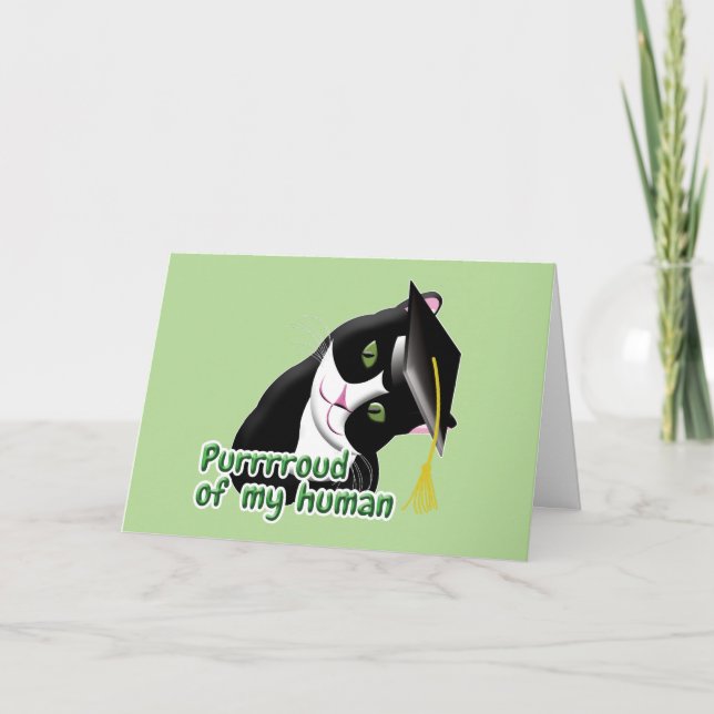 Graduation Cat Card (Front)