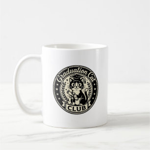 Graduation Cat Funny Cat Graphic - Graduation Cat  Coffee Mug