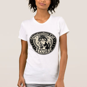 Graduation Cat Funny Cat Graphic - Graduation Cat T-Shirt