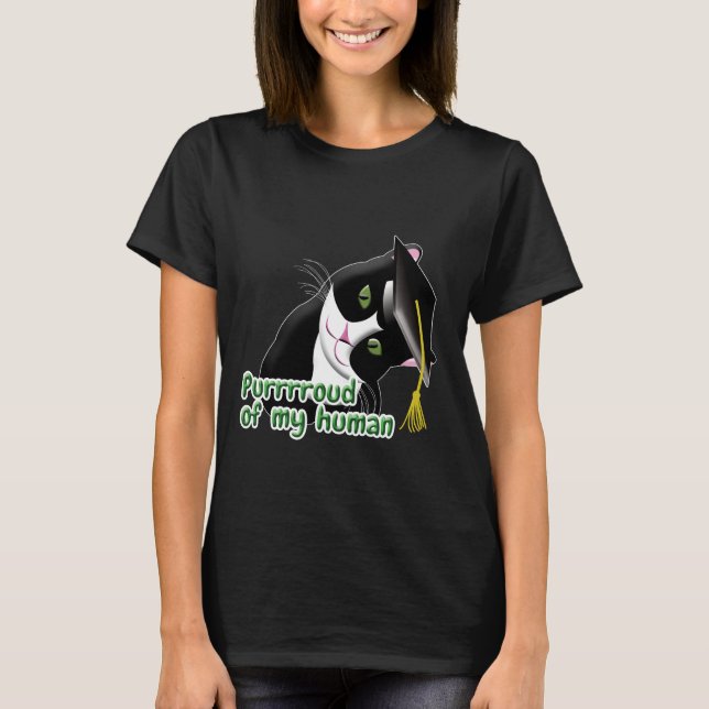 Graduation Cat T-Shirt (Front)