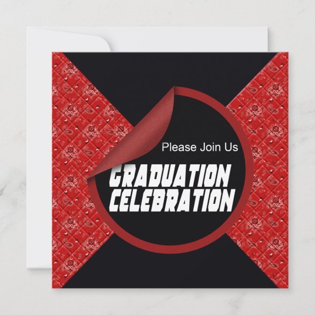 Graduation Celebration Party Invitation (Front)