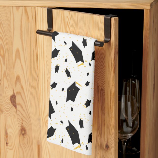 Graduation Celebration Tea Towel (Thirds Fold)