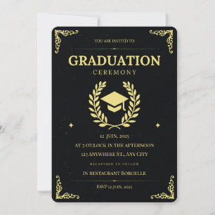 Graduation Ceremony Invitation   Class of 2025