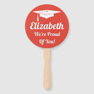 Graduation Ceremony Party Shout Out Hand Fan