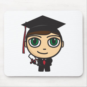 Graduation Character Mousepad