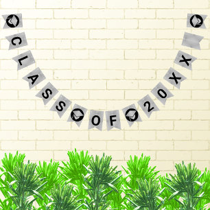 Graduation Chic Silver Create Your Class Of Bunting
