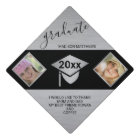 Graduation Chic Silver Script Year 2 Photo