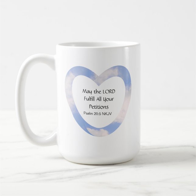 Graduation Christian Faith Custom Name Simple Coffee Mug (Left)