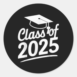 Graduation Cl Of 2025 - Senior 2025  Classic Round Sticker