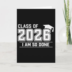 Graduation Cl Of 2026 Mum For Women Card