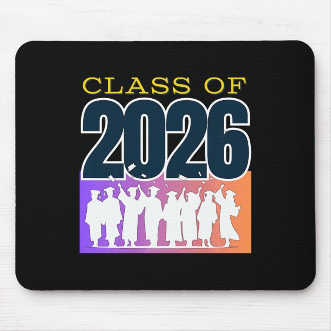 Graduation Cl Of 2026 Premium Tri-blend  Mouse Pad (Front)