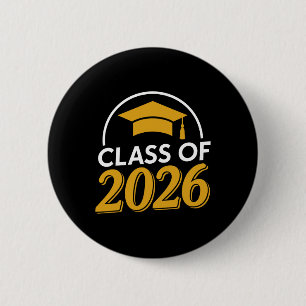 Graduation Cl Of 2026 - Senior 2026 _1 6 Cm Round Badge