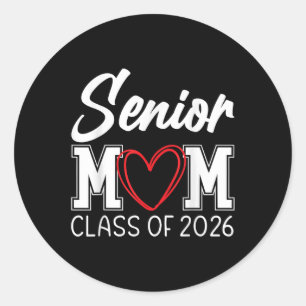 Graduation Cl Of 2026 Senior 2026 Classic Round Sticker