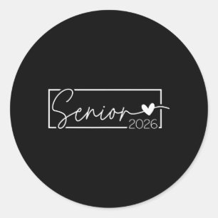 Graduation Cl Of 2026 Senior 2026 Classic Round Sticker