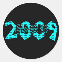 Graduation Class of 2009 Teal Sticker