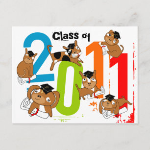 Graduation Class of 2011 Invitation Puppy 2