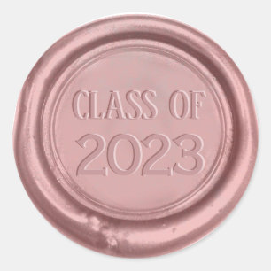 Graduation Class of 2018 Rose Gold Wax Seal