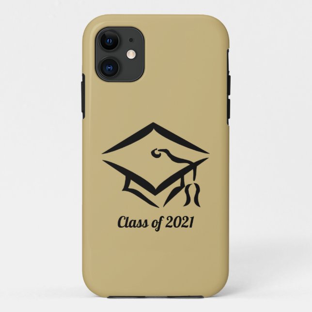 Graduation Class of 2021 GLMBLK Case-Mate iPhone Case (Back)