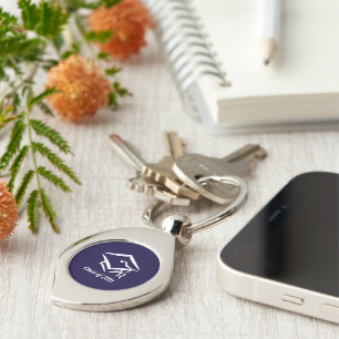 Graduation Class of 2021 NVYWHT Key Ring