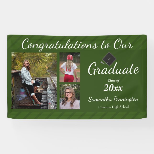 Graduation Class of 2021 Photo Collage Banner (Horizontal)
