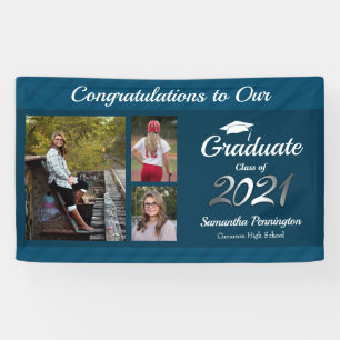 Graduation Class of 2021 Photo Collage Banner
