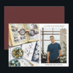 Graduation Class of 2022 Environmental Science<br><div class="desc">Graduation Class of 2022 Medical Environmental Science Forestry Agriculture Grad Photo Announcement features a watercolor illustration of a biologist workplace which includes glasses, books, laboratory petri dishes, microbes, pipette, viruses and more. The text "Grad", your qualification, name, year of qualification and location of study. Personalise by editing the text in...</div>