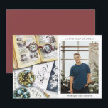 Graduation Class of 2022 Environmental Science<br><div class="desc">Graduation Class of 2022 Medical Environmental Science Forestry Agriculture Grad Photo Announcement features a watercolor illustration of a biologist workplace which includes glasses, books, laboratory petri dishes, microbes, pipette, viruses and more. The text "Grad", your qualification, name, year of qualification and location of study. Personalise by editing the text in...</div>