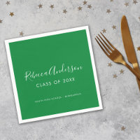 Graduation Class of 2022 Green Calligraphy