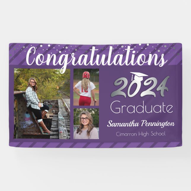 Graduation Class of 2022 Photo Collage Banner (Horizontal)