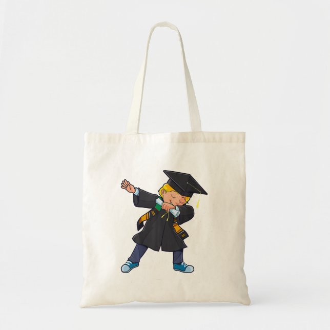 Graduation Class of 2024 Dabbing Funny Boy Graduat Tote Bag (Front)