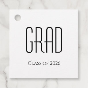 Graduation Class of 2024 Simple Minimalist   Favour Tags