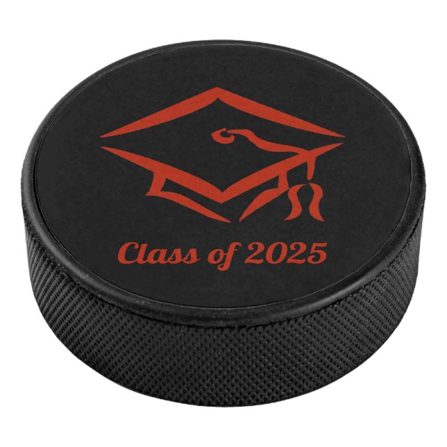Graduation Class of 2025 BLKBRD Customise Year Hockey Puck (3/4)