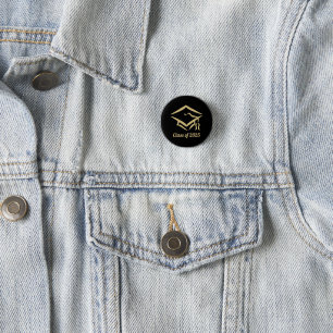 Graduation Class of 2025 BLKVMG Customise Year 3 Cm Round Badge