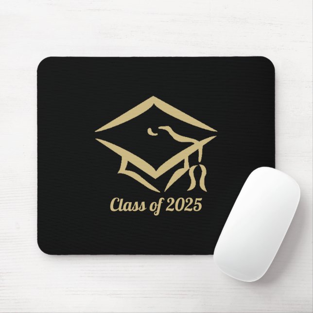 Graduation Class of 2025 BLKVMG Customise Year Mouse Pad (With Mouse)