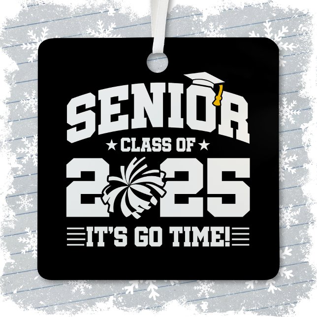 Graduation Class of 2025 Cheerleader Cheer Senior Metal Tree Decoration (Creator Uploaded)