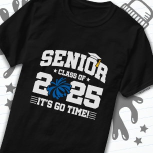 Graduation Class of 2025 Cheerleader Cheer Senior T-Shirt