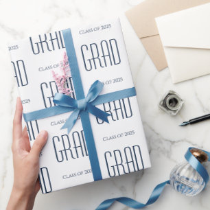 Graduation Class of 2025 Party Minimalist Wrapping Paper
