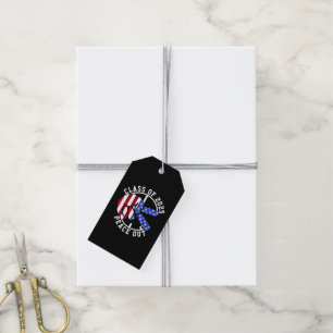 Graduation Class Of 2025 Peace Out Graduate  Gift Tags