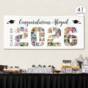 Graduation Class of 2026 Photo Number Cutout Banner