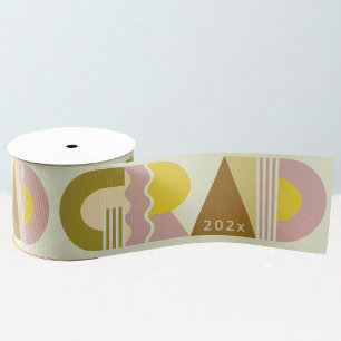 Graduation class of 2026 retro grosgrain ribbon