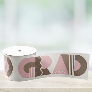 Graduation class of 2026 retro grosgrain ribbon